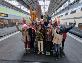 Ausflug in die Hostienbäckerei in Luzern - Erstkommunionkinder